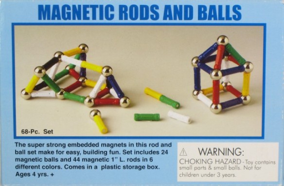Magnetic balls, so many shapes and tricks